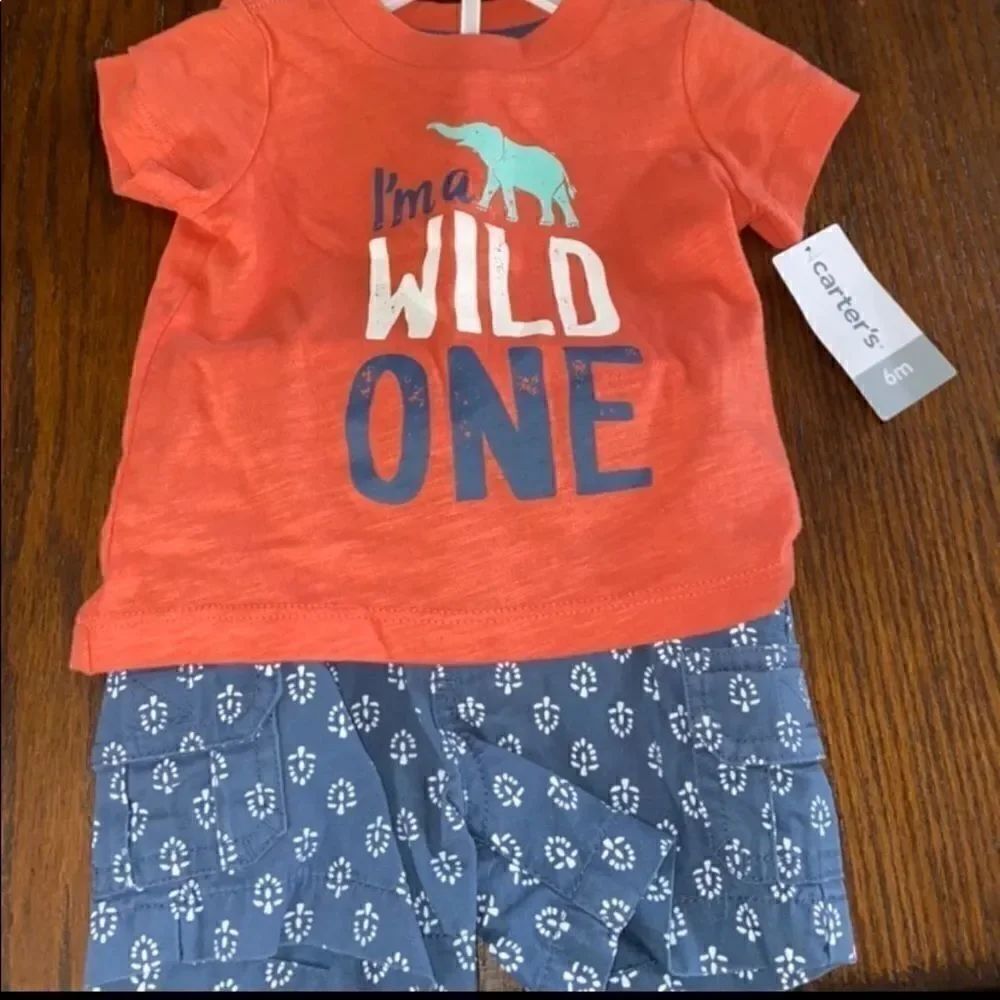 NWT Carter’s boy 2 piece outfit
